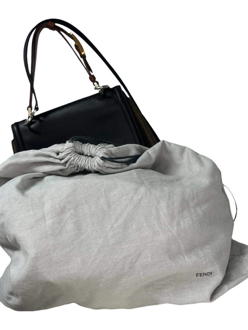 Fendi Silvana Bag W/ Crossbody Strap,
